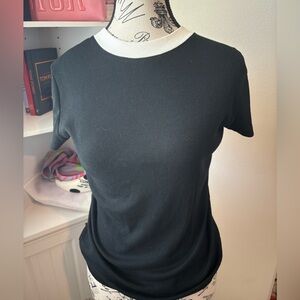 Black and White Women's Top